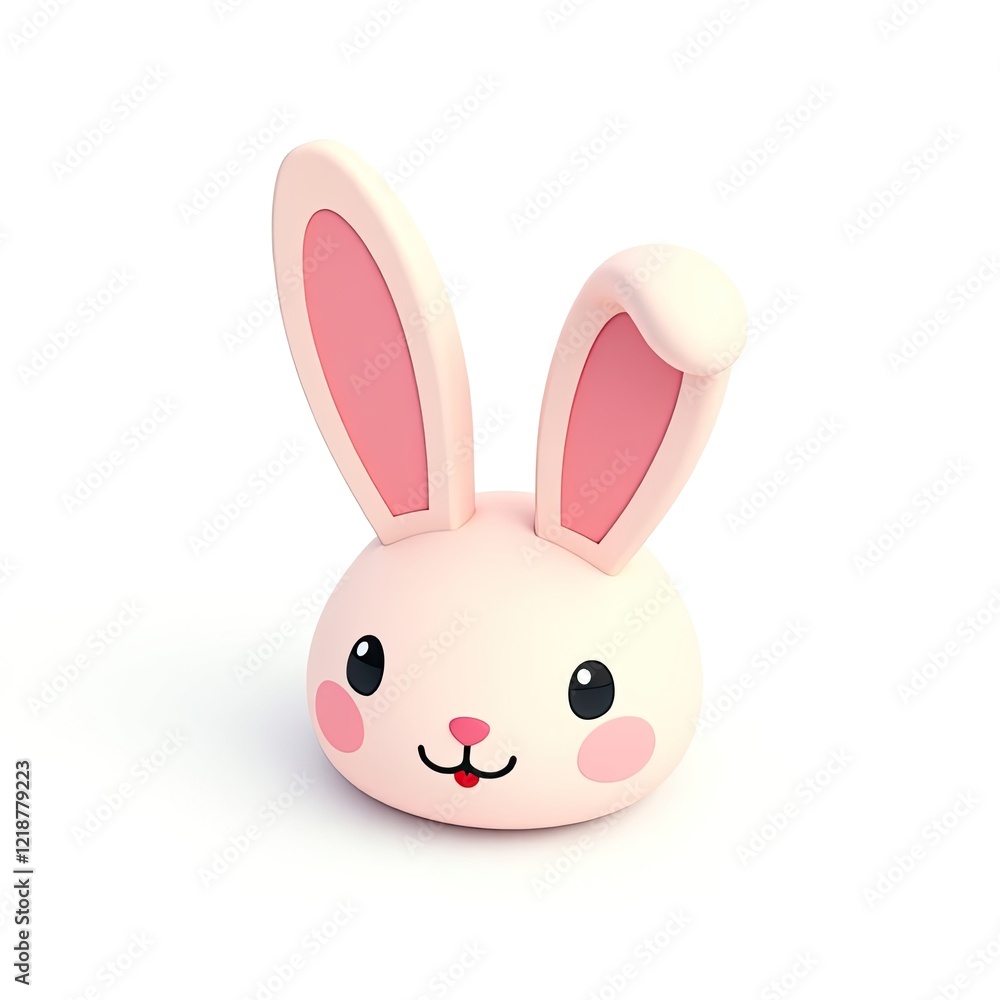 An isometric depiction of bunny ears icon An isometric depiction of bunny ears icon
