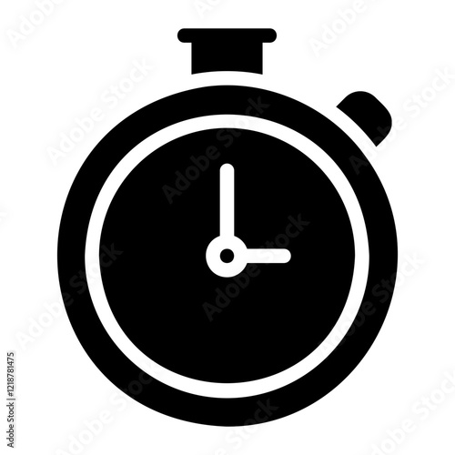 chronometer glyph icon
