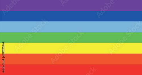 PACE Rainbow Flag (LGBTQ) Without Text High Quality Illustration