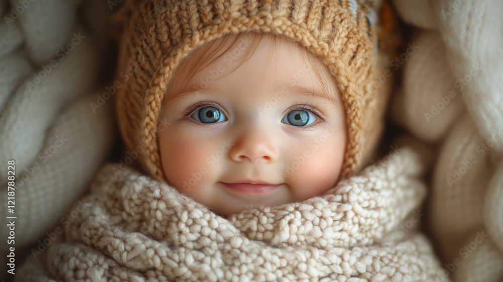 A smiling baby radiates joy, capturing the essence of innocence and warmth in a tender moment. A smiling baby radiates joy, capturing the essence of innocence and warmth in a tender moment.