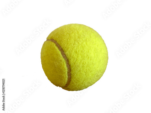 Pelota de tenis aislada. Fondo transparente
