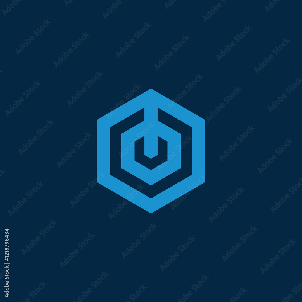 Abstract Hexagon Logo design vector template Abstract Hexagon Logo design vector template