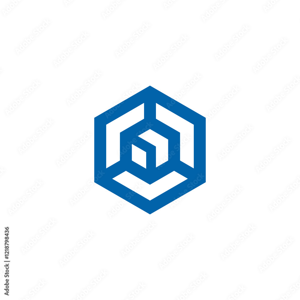 Abstract Hexagon Logo design vector template Abstract Hexagon Logo design vector template