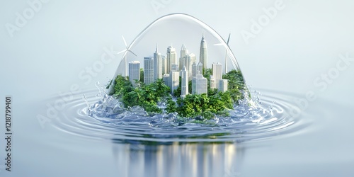 City in a Bubble: A surreal...