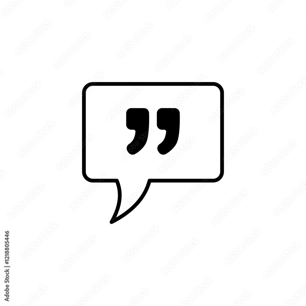 Comment chat icon, simple flat style, pictogram logo symbol vector illustration, isolated on white for mobile app Comment chat icon, simple flat style, pictogram logo symbol vector illustration, isolated on white for mobile app