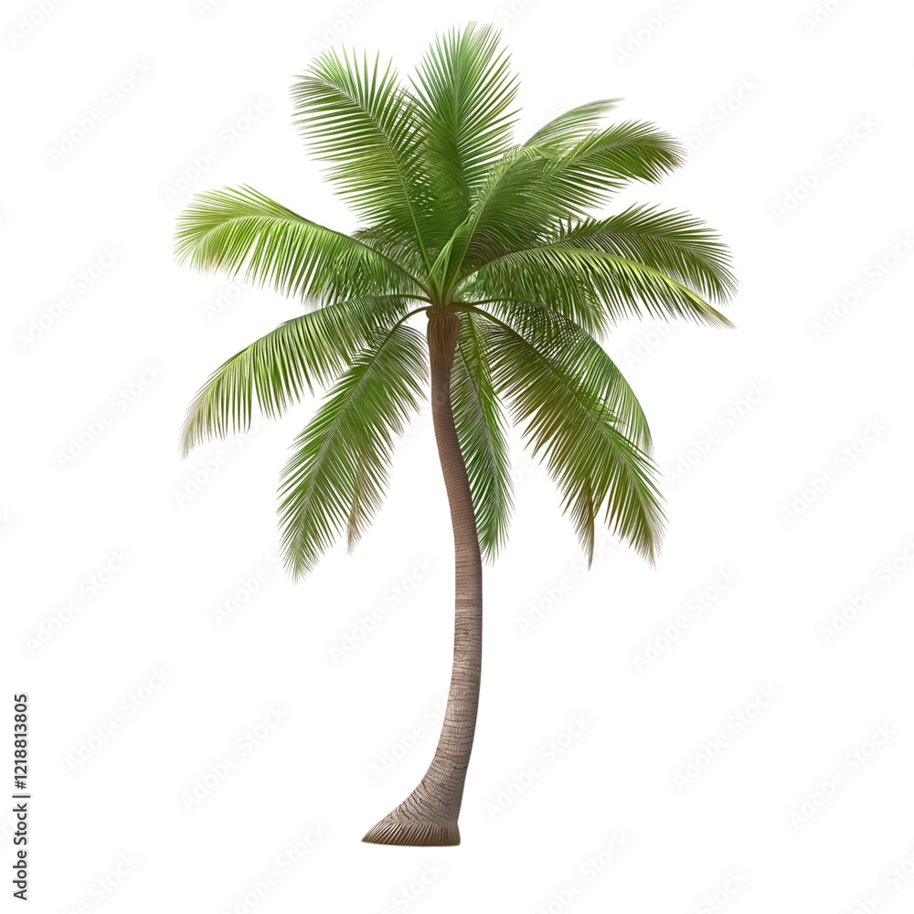 Obraz premium Palm trees and coconut tree 