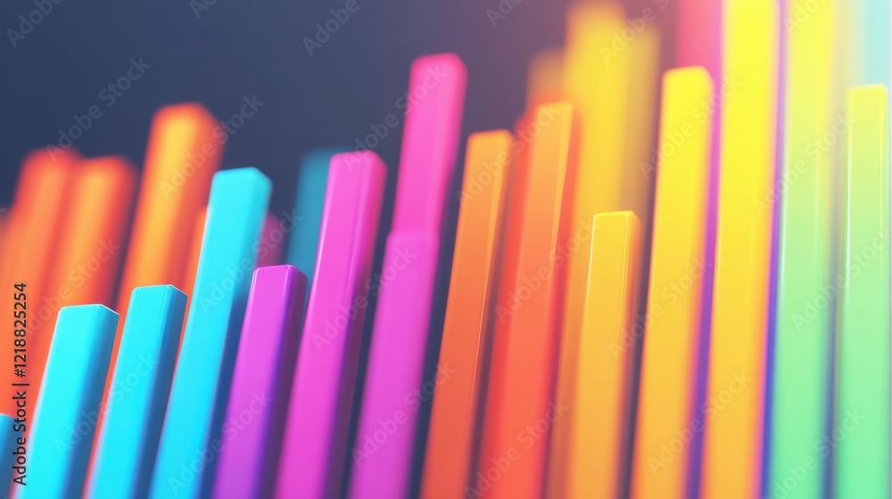 A vibrant array of colorful vertical bars, creating a dynamic visual display reminiscent of sound waves or data representation. A vibrant array of colorful vertical bars, creating a dynamic visual display reminiscent of sound waves or data representation.