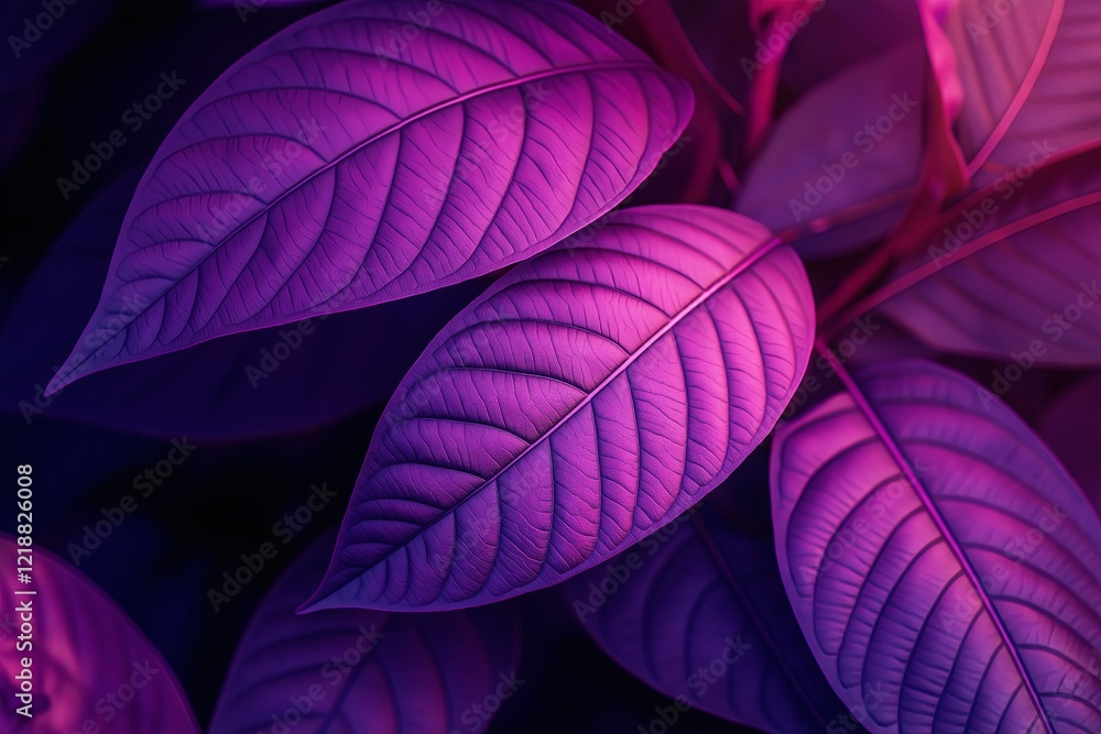 Obraz premium Endless veins and branching details in nature-inspired leaves