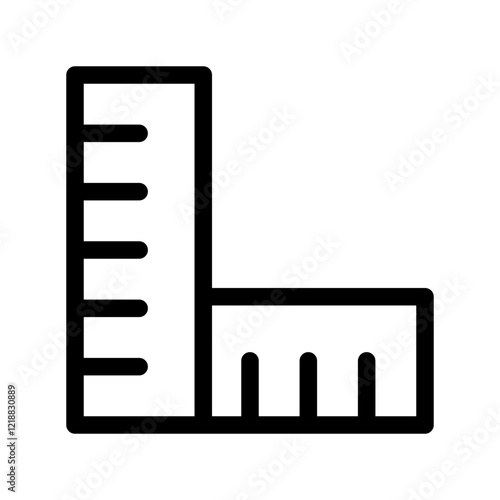 Ruler icon design template