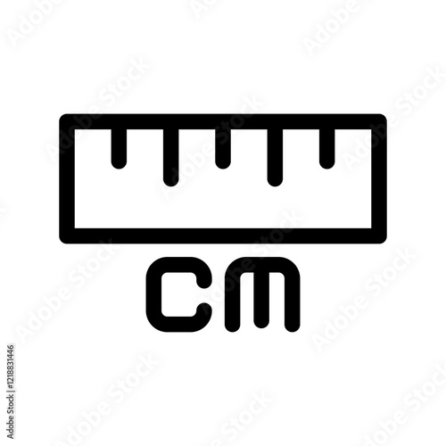 Ruler icon design template