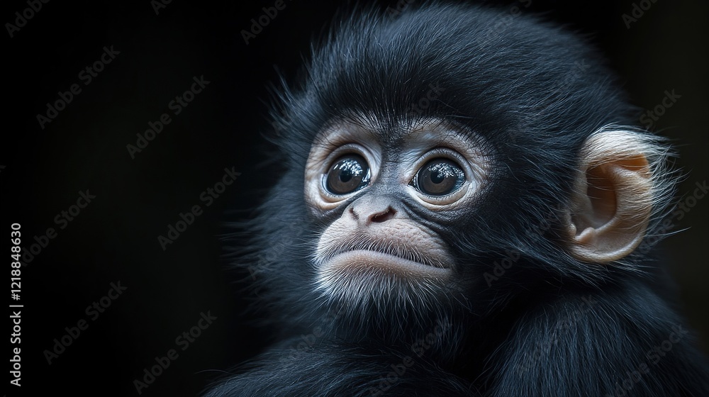 Fototapeta premium Tamarin Monkeys Tiny Forest Guardians