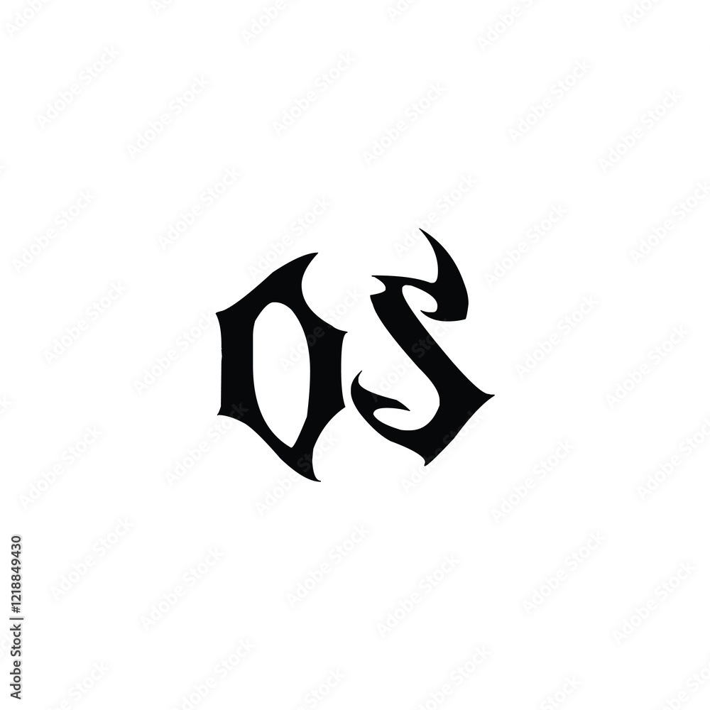 OS monogram logo design letter text name symbol monochrome logotype alphabet character simple logo OS monogram logo design letter text name symbol monochrome logotype alphabet character simple logo