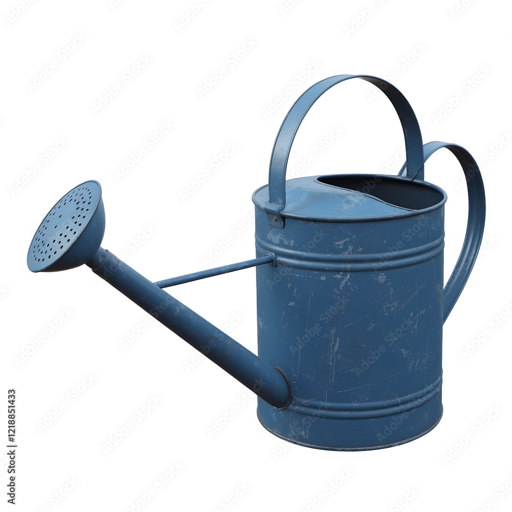 Blue Metal Watering Can with Long Spout. Blue Metal Watering Can with Long Spout.