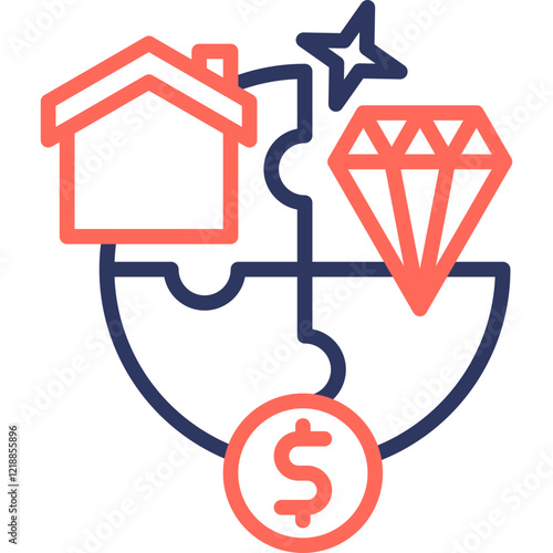 Asset line color icon