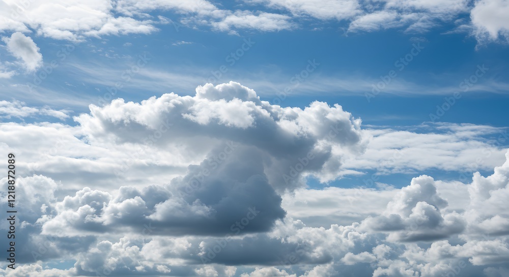 Obraz premium blue sky with clouds