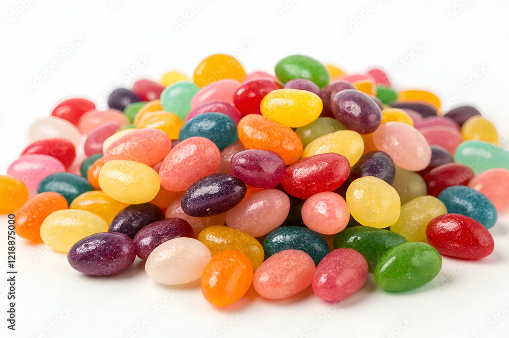 A vibrant pile of colorful jelly beans, showcasing various flavors and textures, perfect for candy lovers and festive occasions. A vibrant pile of colorful jelly beans, showcasing various flavors and textures, perfect for candy lovers and festive occasions.