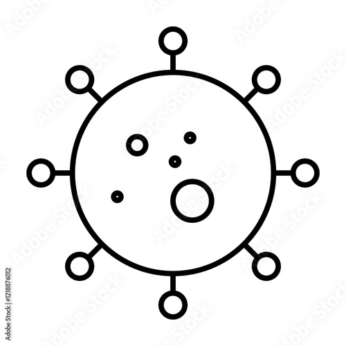 bug line icon