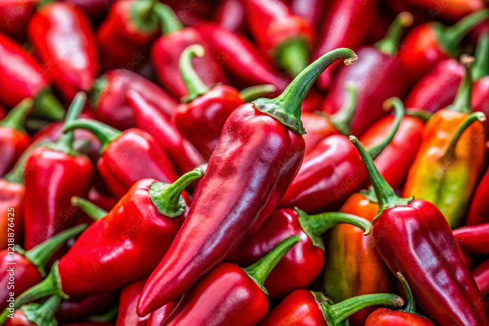 Chilean Chili Peppers Close-up High Depth of Field Chilean Chili Peppers Close-up High Depth of Field
