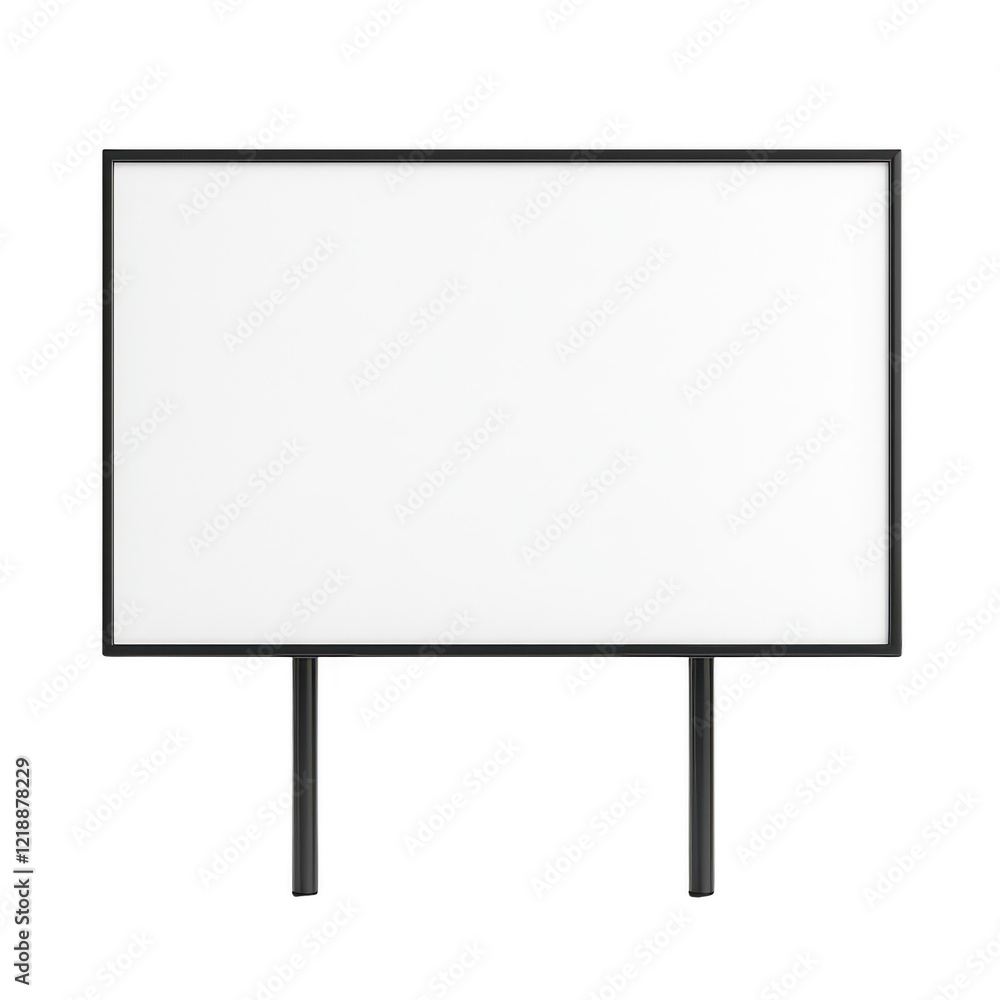 Empty billboard ready for advertising or creative display in urban environment. Empty billboard ready for advertising or creative display in urban environment.