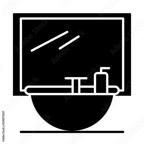 buildings glyph icon