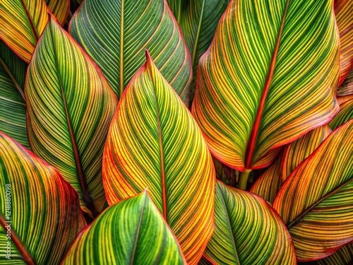 Wallpaper Mural Close-up Canna Discolor Leaves - Documentary Stock Photo Torontodigital.ca
