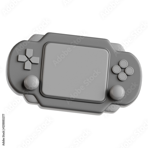 Handheld Gaming Console 3D Icon