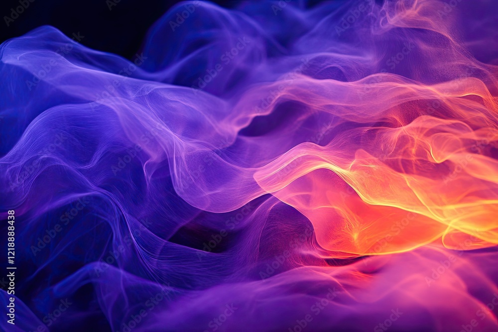 Abstract waves form glowing in the ultraviolet spectrum. Background for banner. Abstract waves form glowing in the ultraviolet spectrum. Background for banner.