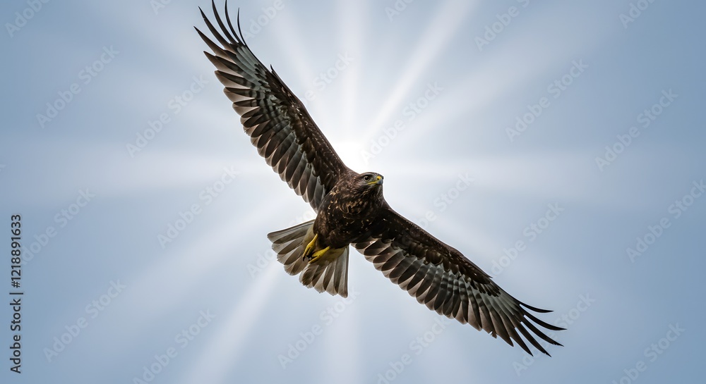 Fototapeta premium red tailed hawk buteo