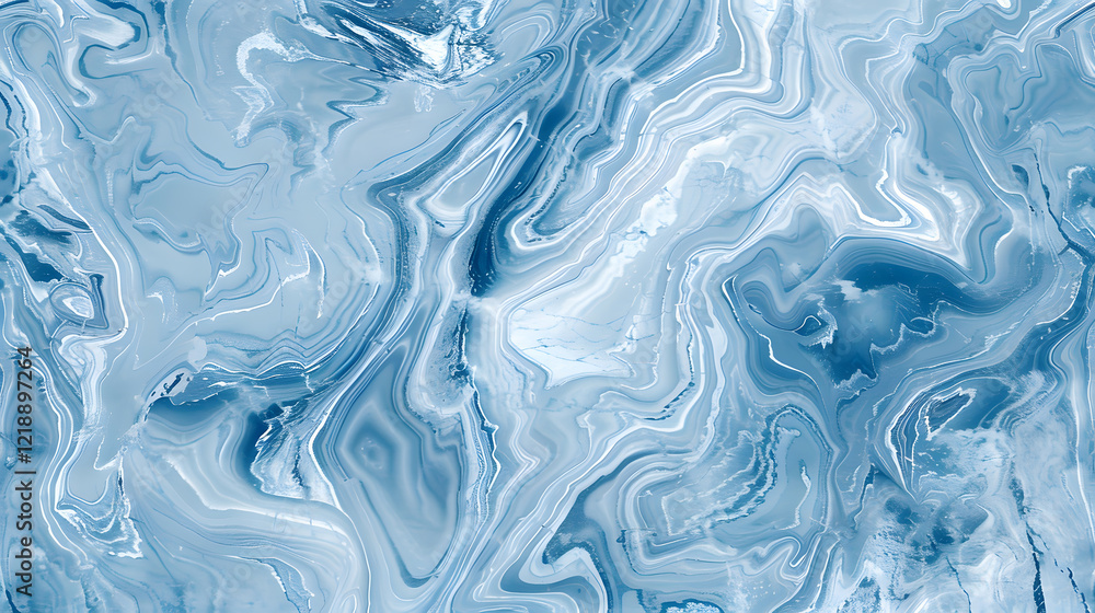 Blue marble texture background, abstract marble texture with natural patterns, generative ai Blue marble texture background, abstract marble texture with natural patterns, generative ai