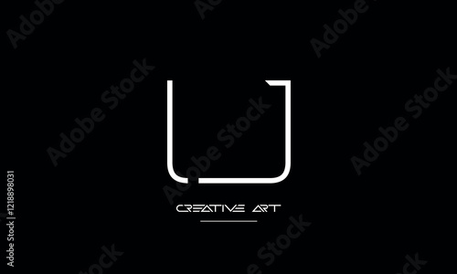 JL, LJ, J, L abstract letters logo monogram photo