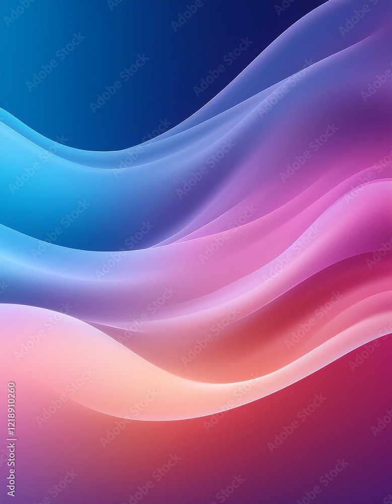 Obraz premium Modern design Soft color abstract gradients color background on Light. for posters, ad banners, brochures, flyers, covers, websites.