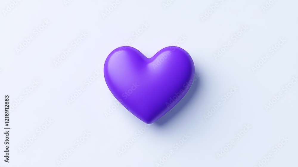solid color purple heart shape. purple heart shape on white background solid color purple heart shape. purple heart shape on white background
