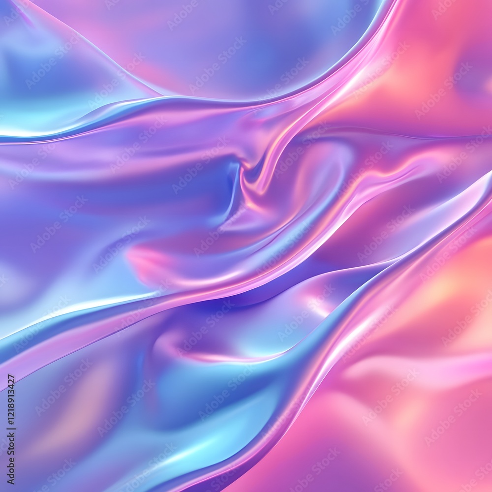 Obraz premium Colorful iridescent, holographic rainbow foil texture background