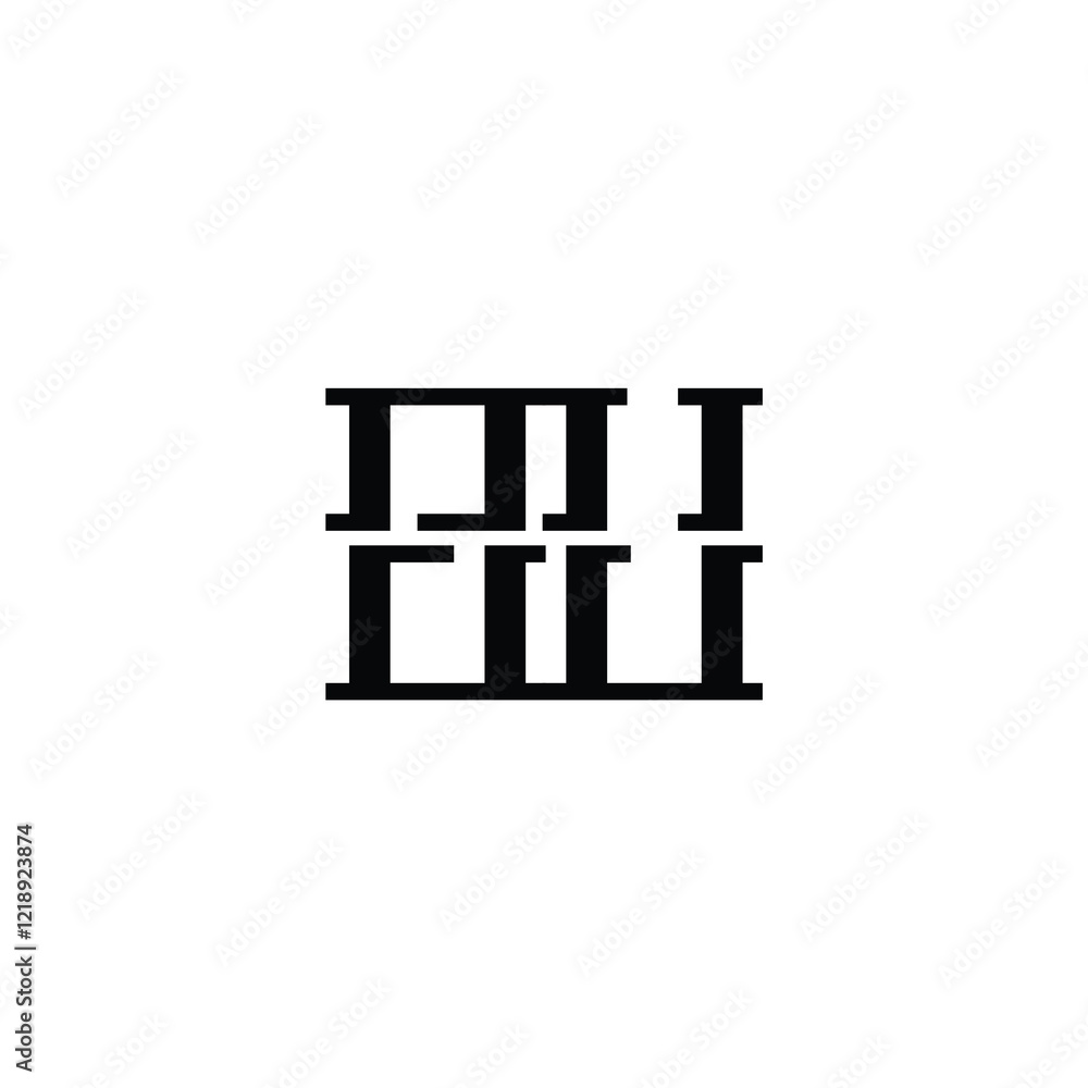 OU monogram logo design letter text name symbol monochrome logotype alphabet character simple logo