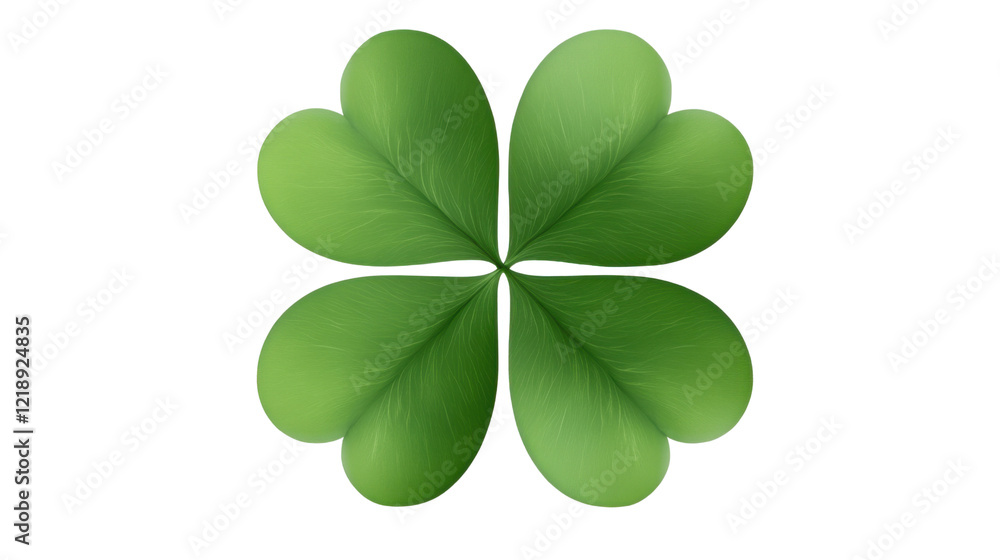 four leaf clover isolated on white background four leaf clover isolated on white background