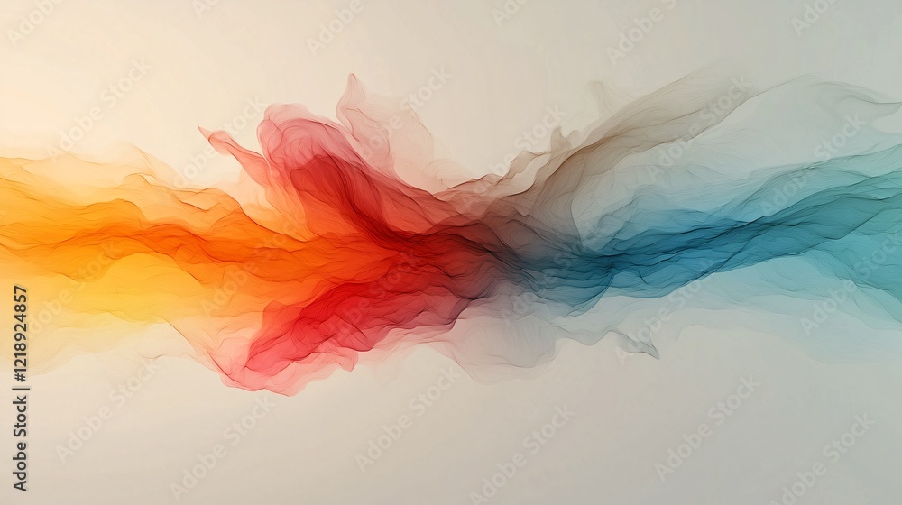 Abstract colorful smoke wave background Abstract colorful smoke wave background