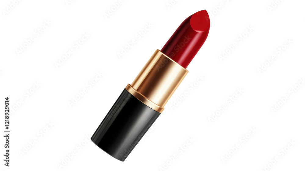 Red lipstick isolated on white background Red lipstick isolated on white background