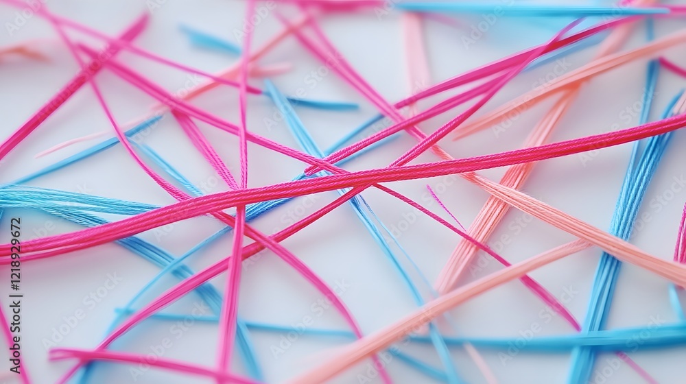 Abstract Colorful Threads Pink Blue Texture Background Abstract Colorful Threads Pink Blue Texture Background
