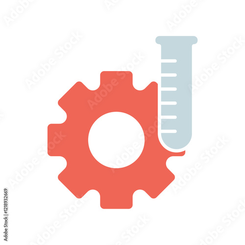 Icon a chemical, isolated against a clean background.