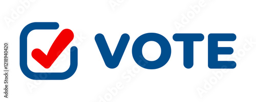 Vote vector icon. Election day sign. Political USA election campaign. Vector illustration