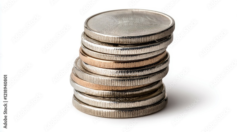 A close-up image of stacked coins, showcasing the details and textures of currency, perfect for finance and economy themes. A close-up image of stacked coins, showcasing the details and textures of currency, perfect for finance and economy themes.