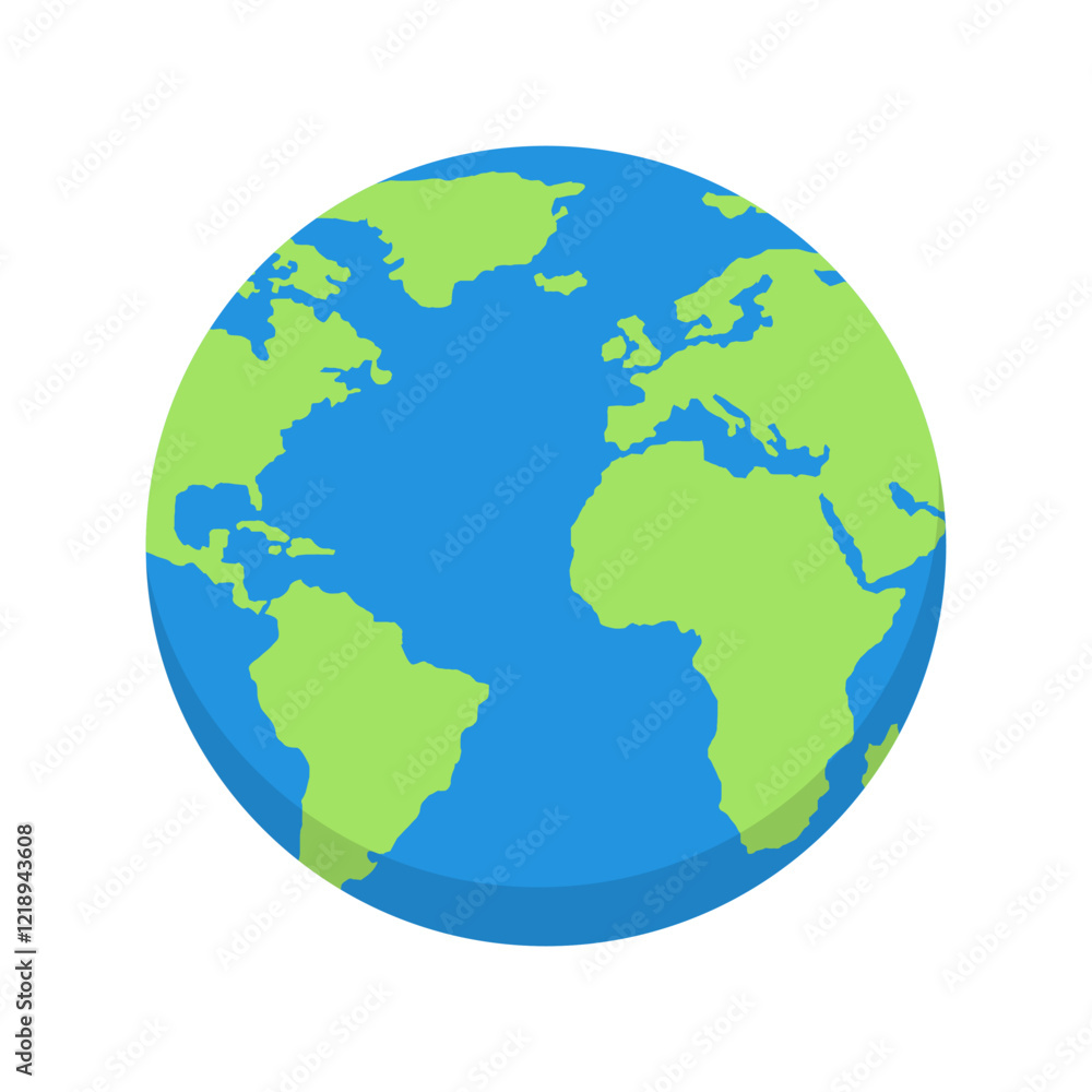 Earth globe set. World map in globe shape. Vector isolated illustration. Earth globes collection. Earth globe set. World map in globe shape. Vector isolated illustration. Earth globes collection.