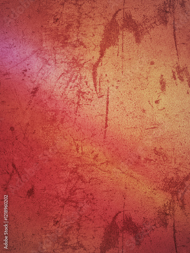 Red Grunge Wall Texture with Aged and Vintage Design
