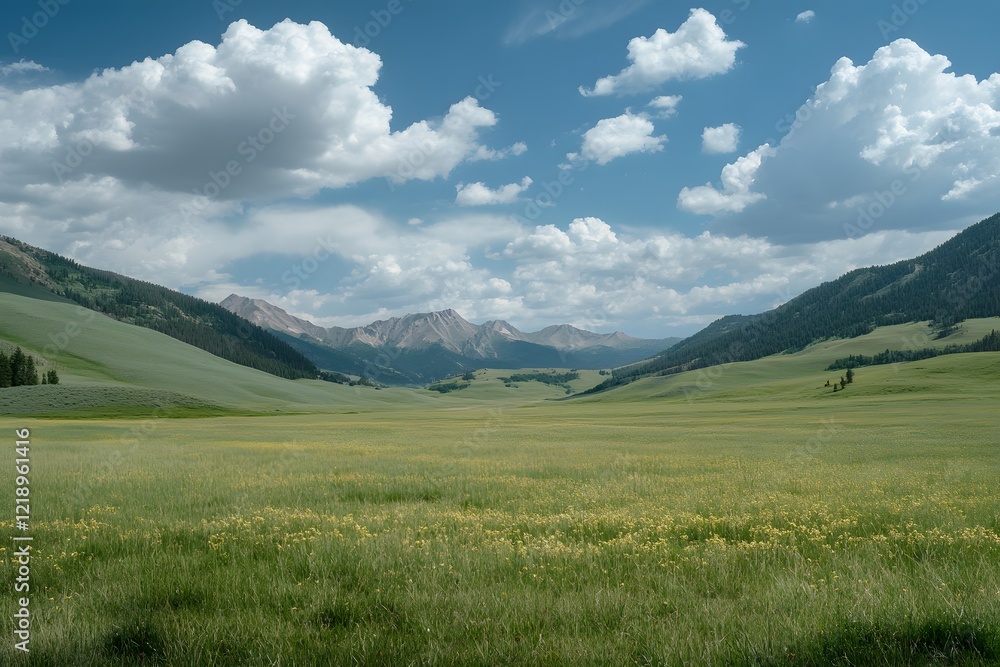 Fototapeta premium mountain landscape, Generative AI