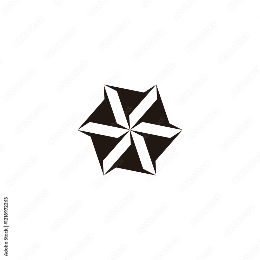Hexagon, triangles technology geometric symbol simple logo vector Hexagon, triangles technology geometric symbol simple logo vector