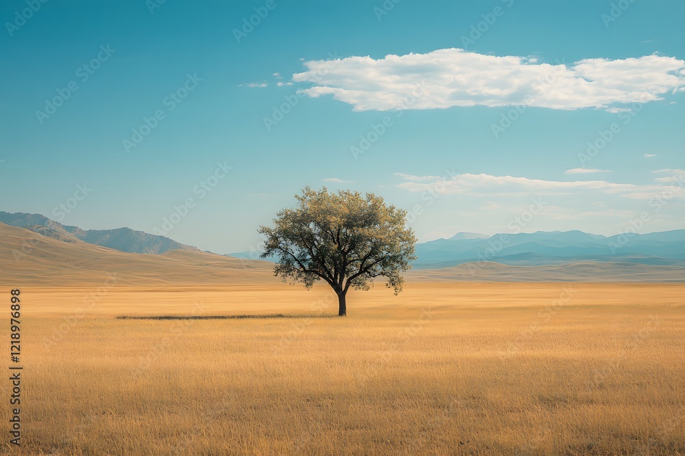 tree in the field , Generative AI tree in the field , Generative AI