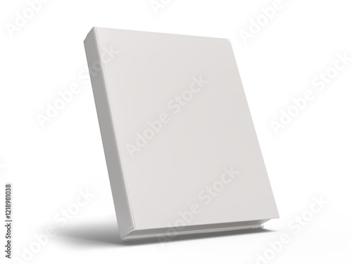 Blank Magazine or Book cover mockup design isolated on white background. Template for presentation a publisher, notebook, catalogs, brochures, magazines, diary, journal, booklet or publication