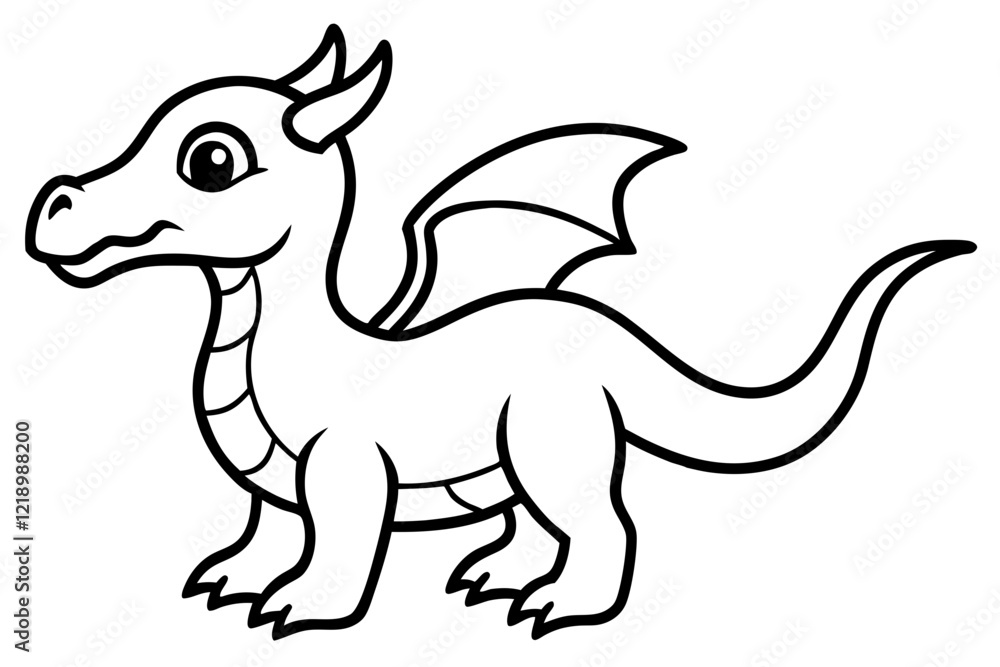 Fototapeta premium dragon cartoon