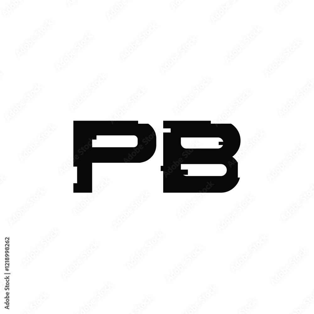 PB monogram logo design letter text name symbol monochrome logotype alphabet character simple logo PB monogram logo design letter text name symbol monochrome logotype alphabet character simple logo