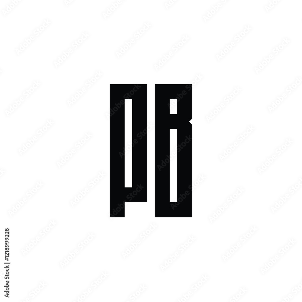 PB monogram logo design letter text name symbol monochrome logotype alphabet character simple logo PB monogram logo design letter text name symbol monochrome logotype alphabet character simple logo
